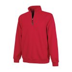 Red Charles River Crosswind Quarter Zip Sweatshirt