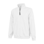 White Charles River Crosswind Quarter Zip Sweatshirt