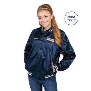 357415 augusta satin baseball jacket