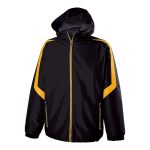 357502 black light gold holloway charger warm up jacket