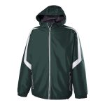 357502 dark green white holloway charger warm up jacket
