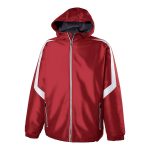 357502 scarlet white holloway charger warm up jacket
