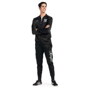 model standing in Augusta Performance Fleece Jogger with coordinating jacket, front view