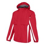 358010 red white champion trailblazer warm up jacket