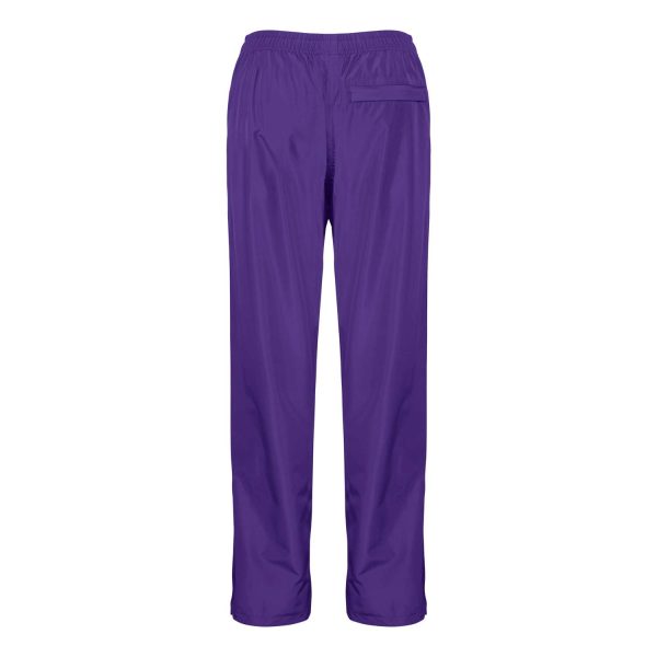 purple Champion Trailblazer Warm Up Pants, back view