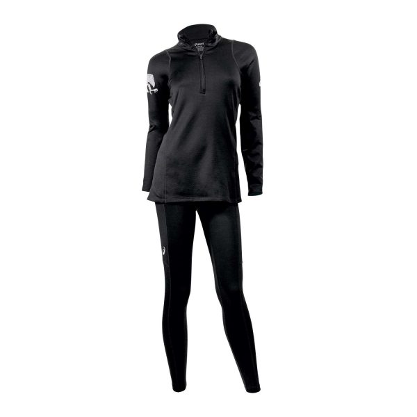 Asics Thermopolis Tight with matching jacket, front view