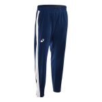358160 navy white asics stretch woven track pant