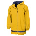 Youth Yellow/Navy Charles River New Englander Jacket