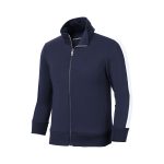 True Navy/White Youth Sport-Tek Stripe Tricot Track Jacket