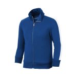 359417 youth true royal white sport tek stripe track jacket