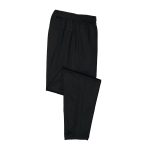 Black Sport-Tek Tricot Track Jogger, folded