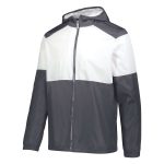 Carbon/White men's Holloway SeriesX Warm Up Jacket