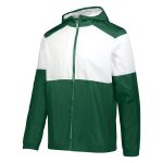 Dark Green/White men's Holloway SeriesX Warm Up Jacket