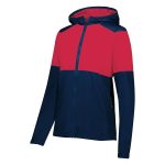 359528 womens navy scarlet holloway seriesx warm up jacket
