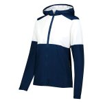 359528 womens navy white holloway seriesx warm up jacket