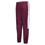 Maroon/White Holloway SeriesX Warm Up Pants, three-quarter view