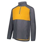 Carbon/Gold Holloway SeriesX Quarter-zip Pullover Jacket