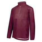 Men's Maroon Holloway SeriesX Quarter-zip Pullover Jacket