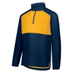 Navy/Gold Holloway SeriesX Quarter-zip Pullover Jacket