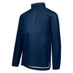 Men's Navy Holloway SeriesX Quarter-zip Pullover Jacket