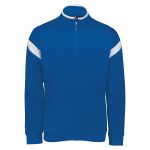 Royal/White Holloway Limitless Warm Up Jacket, Front View