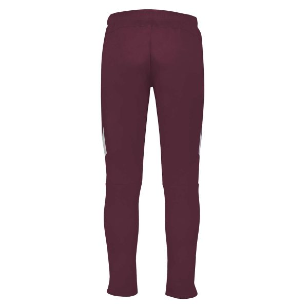 maroon Holloway Limitless Warm Up Pants, back view