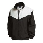 359971 black white charles river championship jacket