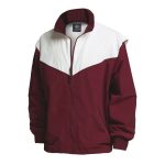 359971 maroon white charles river championship jacket