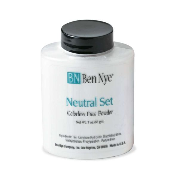 Ben Nye Neutral Set Powder, bottle front view