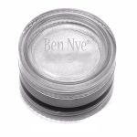 silver ben nye creme makeup in a clear compact