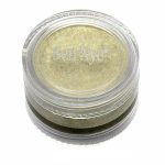 metallic gold ben nye creme makeup in a clear compact