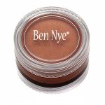 copper metallic ben nye creme makeup in a clear compact