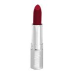 russian red Ben Nye Lipstick in a silver tube