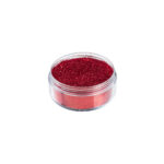 fire red Ben Nye Sparklers Glitter in a clear container