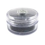 black diamond Ben Nye Sparklers Glitter in a clear container