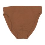 Capezio Men's Full Seat Dance Brief flat front in the color suntan