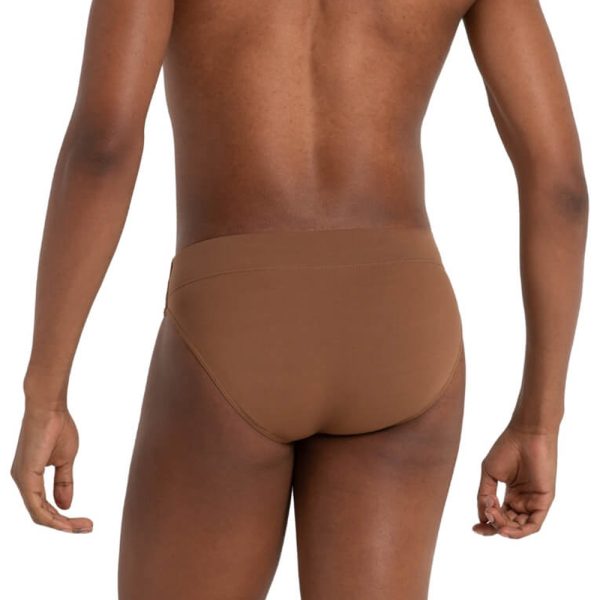 Capezio Men's Full Seat Dance Brief on a model, back view