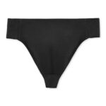 Capezio Self Lined Thong Dance Belt - Black, S