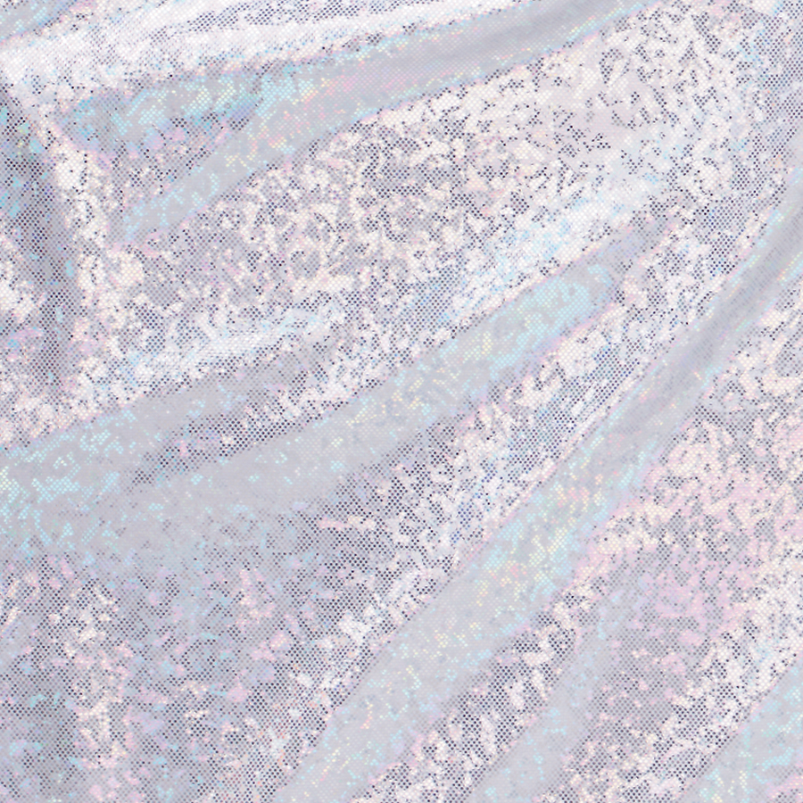 Silver Shattered Glass Fabrics