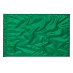 solid kelly color guard flag