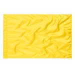 solid light yellow color guard flag