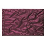 solid maroon color guard flag