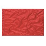 solid red color guard flag