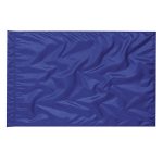 solid royal color guard flag