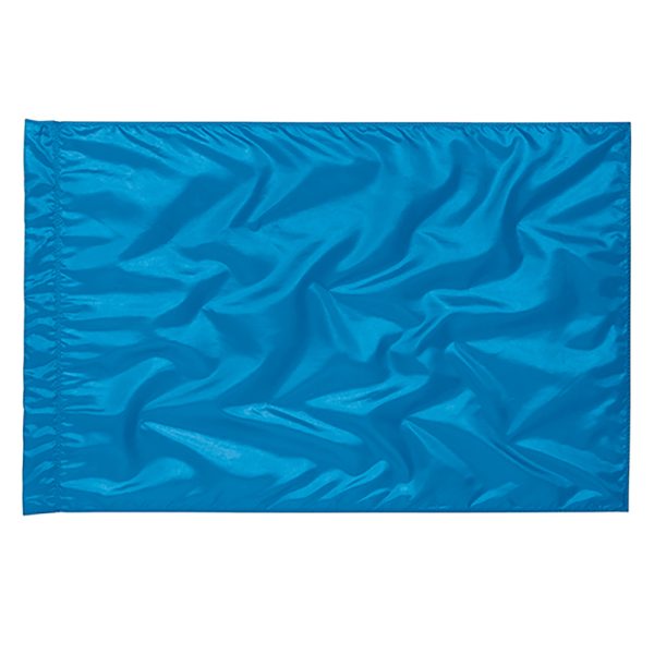 solid sapphire color guard flag