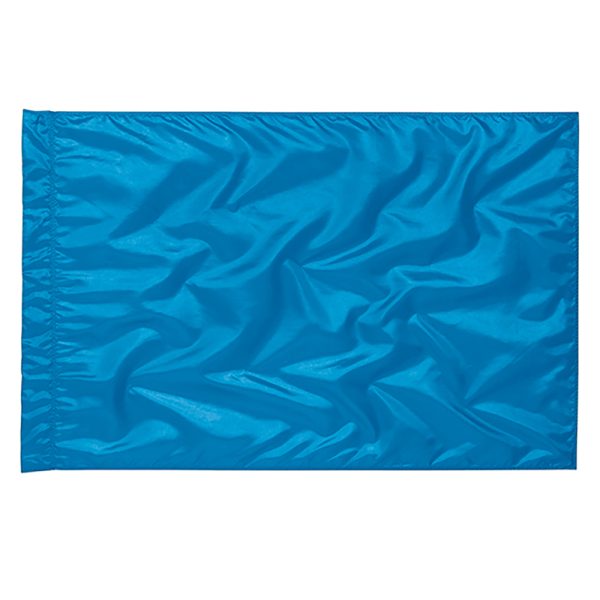 solid sapphire color guard flag