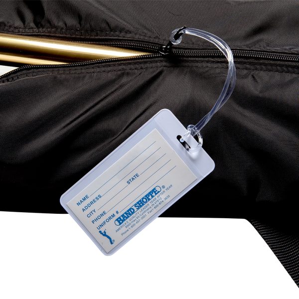 6' flag pole bag zipper pull detail with identity tag