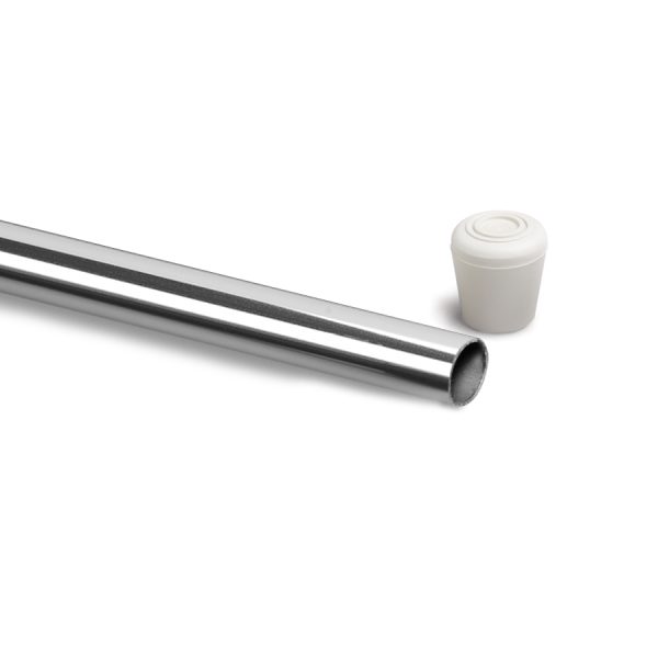 Aluminum Flag Pole showing rubber crutch style pole cap removed