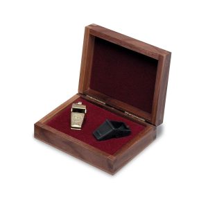 613820 gold plated award whistle with box