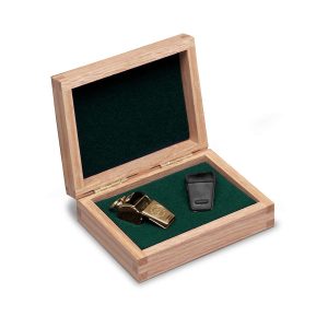 Bronze Award Whistle with whistle protector and Box
